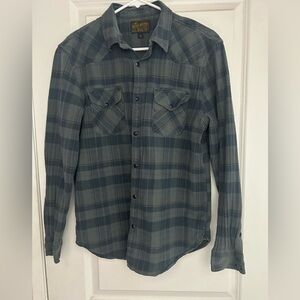 Men’s Lucky Brand Long Sleeve Flannel Shirt Large